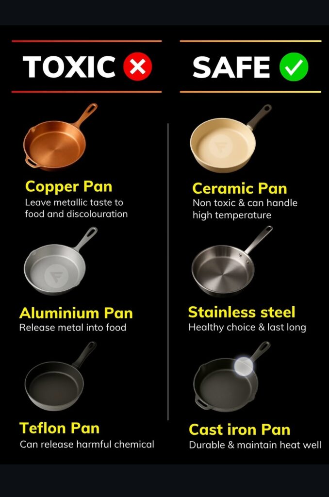 Toxic vs Safe Cookware: What You Need to Know for a Healthier Kitchen
